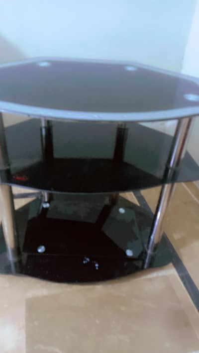 3 Tier Glass Table