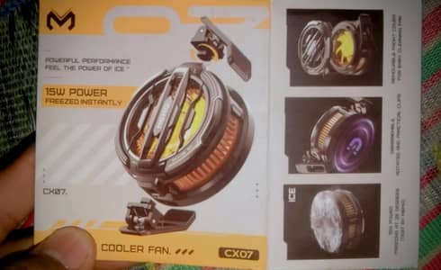Memo CX07 mobile cooling fan. it's used for heavy gaming to cool phone