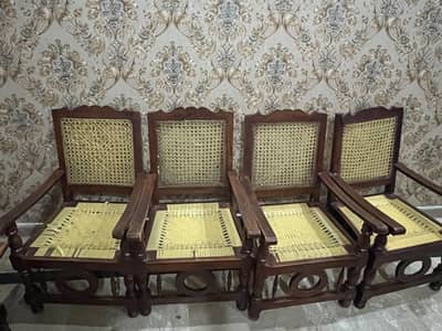 Wooden Chairs and table