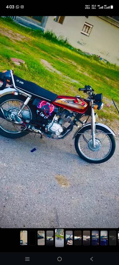 honda cg 125 silver edition