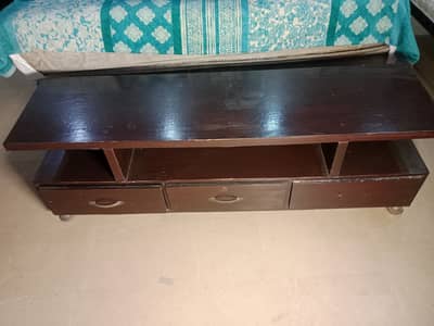 Modern Wooden TV Console with Storage Drawers – TV Trolley in Excelle