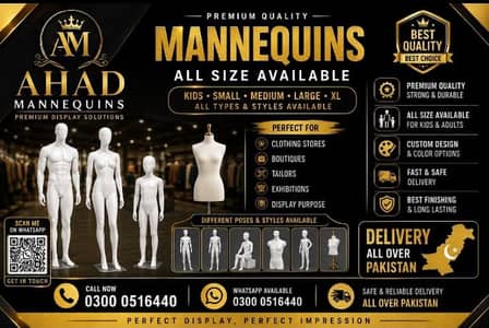 All Sizes Kids Dummies Available | High Quality Baby Mannequins
