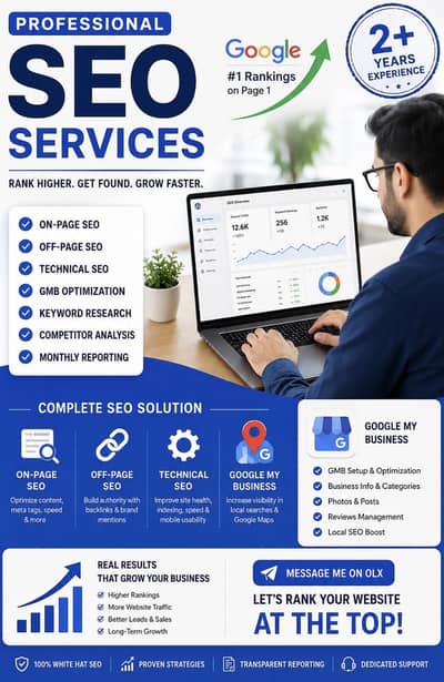 SEO Expert | On Page , Off Page , Technical SEO+ GMB Services