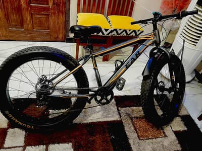 Imported Fat tyre bicycle lightweight condition Brand New 10 Days used