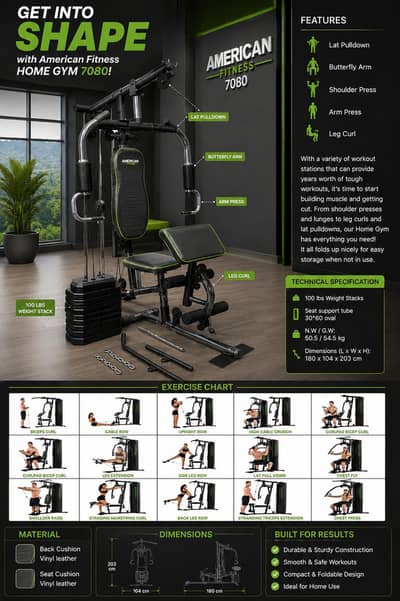 Multi Home Gym available