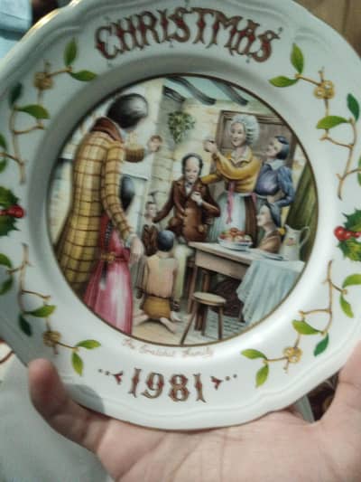 antique plate made in England in 1981