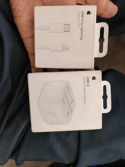 Original Apple 20W Power Adapter + Lightning Cable (Like New)