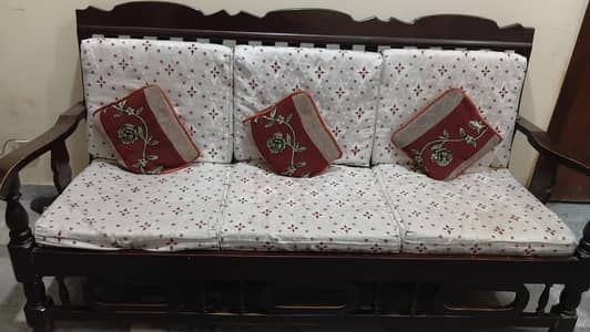 5 seater sofa set pure sheesham wood