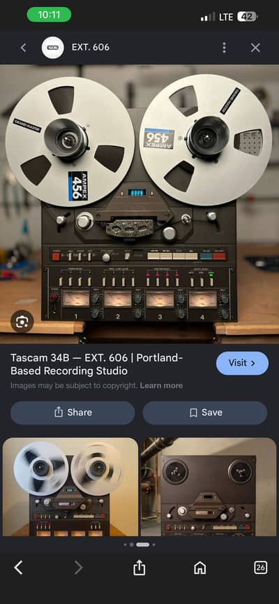 Tascam 34B reel to reel 10/10 candeshan