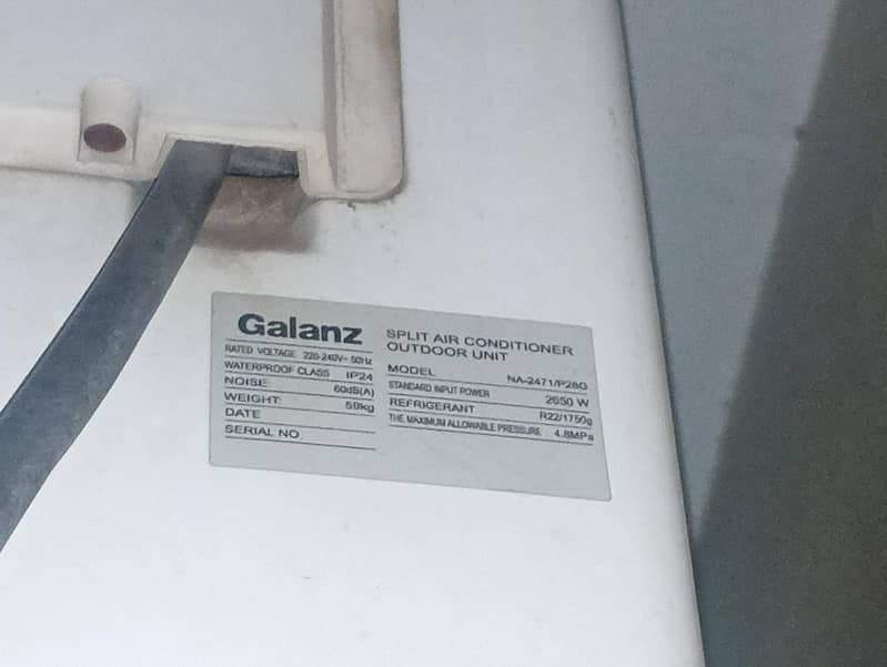 galanz 2 ton split ac 1