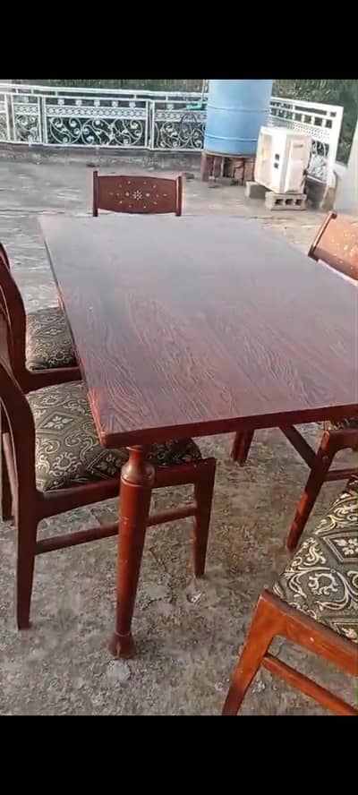 dining table with chairs