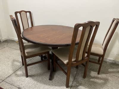 Dining table with 4 chairs