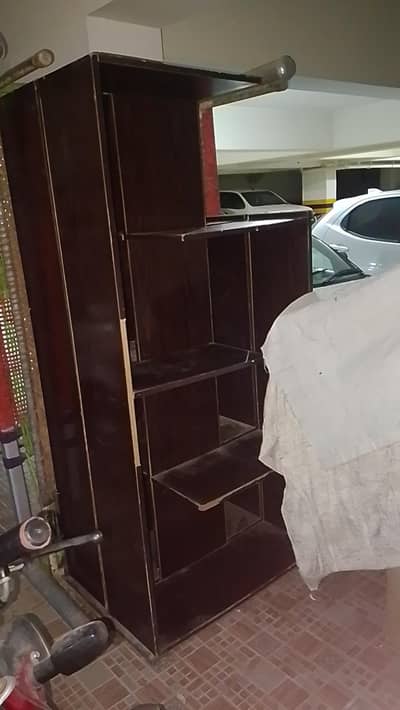 1 (ANTIQUE DESIGN) UNIVERSAL USE ORGANIZER AND BOOKS STORE SHELF SHOW