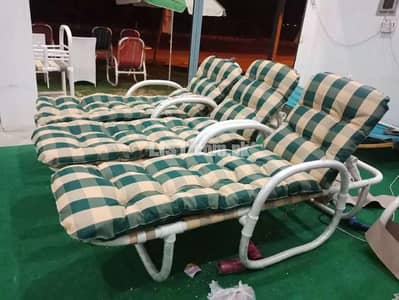 swimming pool lounger chair and sofa