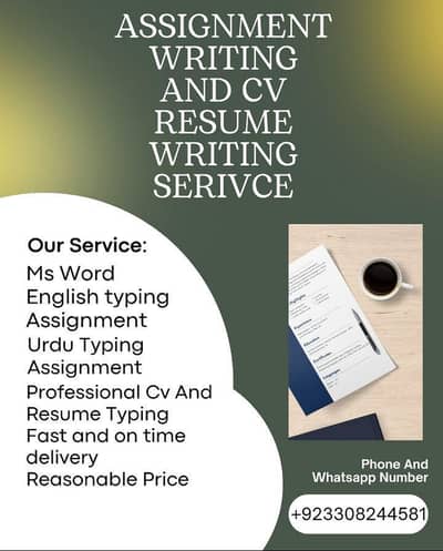 Providing Real Assignment Typing and Professional Cv Resume Typing