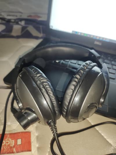 TUCCI Black Head-mounted Wired Gaming Headset with Microphone TC-750
