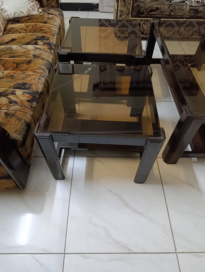 Centre table with two side tables 1