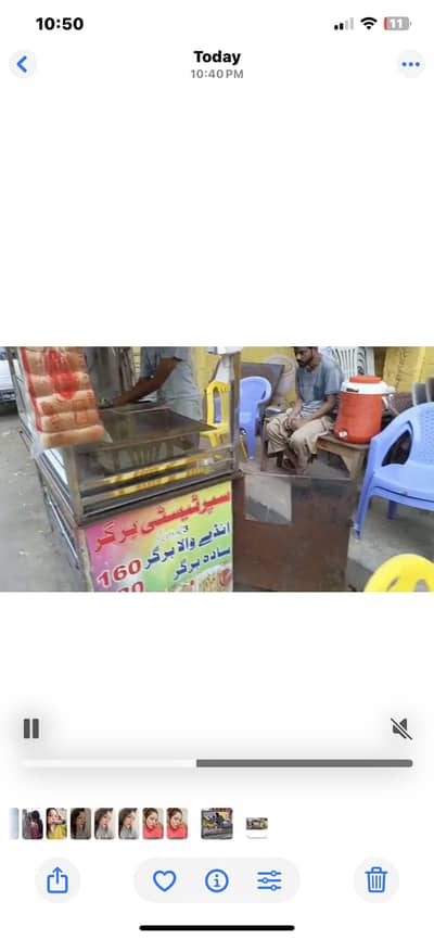 Burger stall for Sale