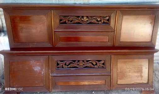 king size bed for sale in Wah cantt