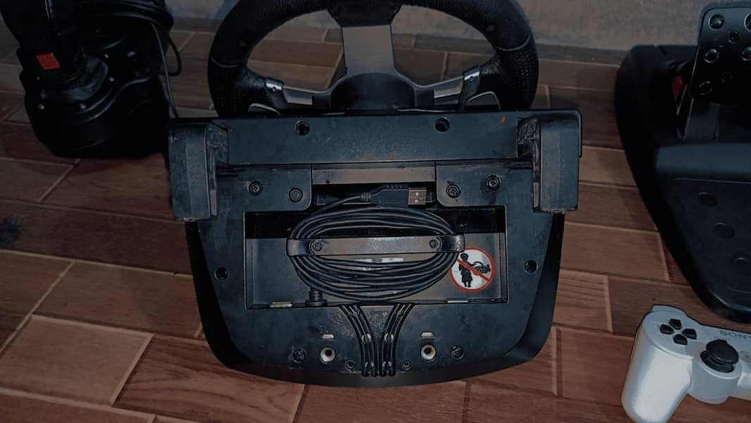 logitech g27 with ps3 controller 1/1 in  4