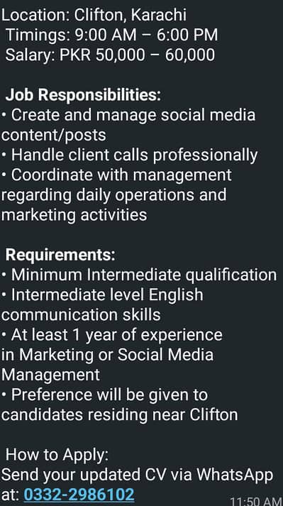 Marketing Executive Female