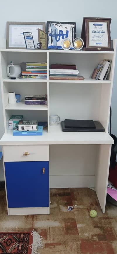 Kids Room Study table with bookshelves 2 in 1 Boy & Girl beds,