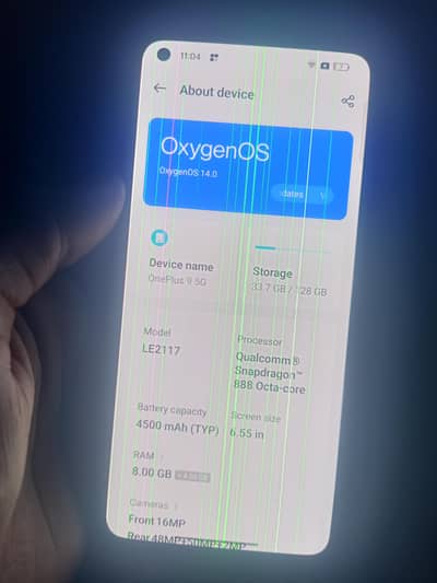 1 plus 9 5g lines hai bas fingerprint work karta hai