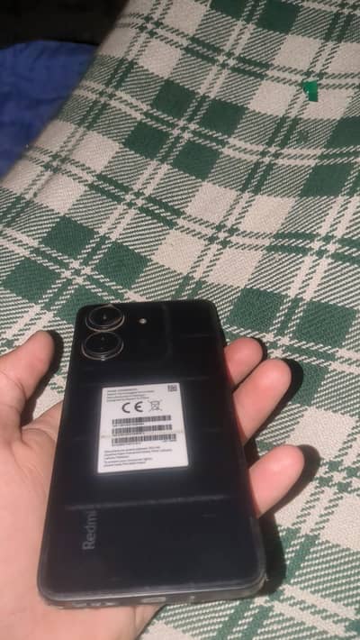 Redmi 13c PTA original phone with box charger for sale