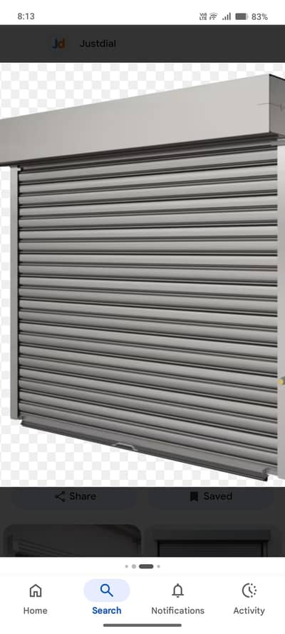 shop shutter for sale likely new only 3 years used