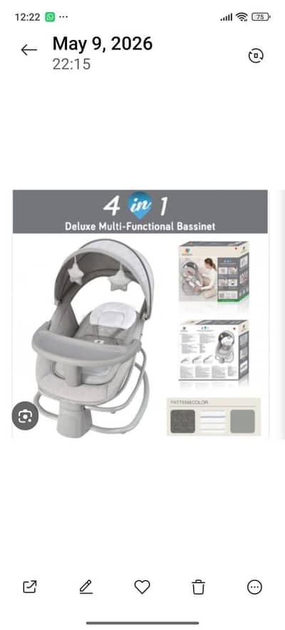 mastela 4 in 1 swing