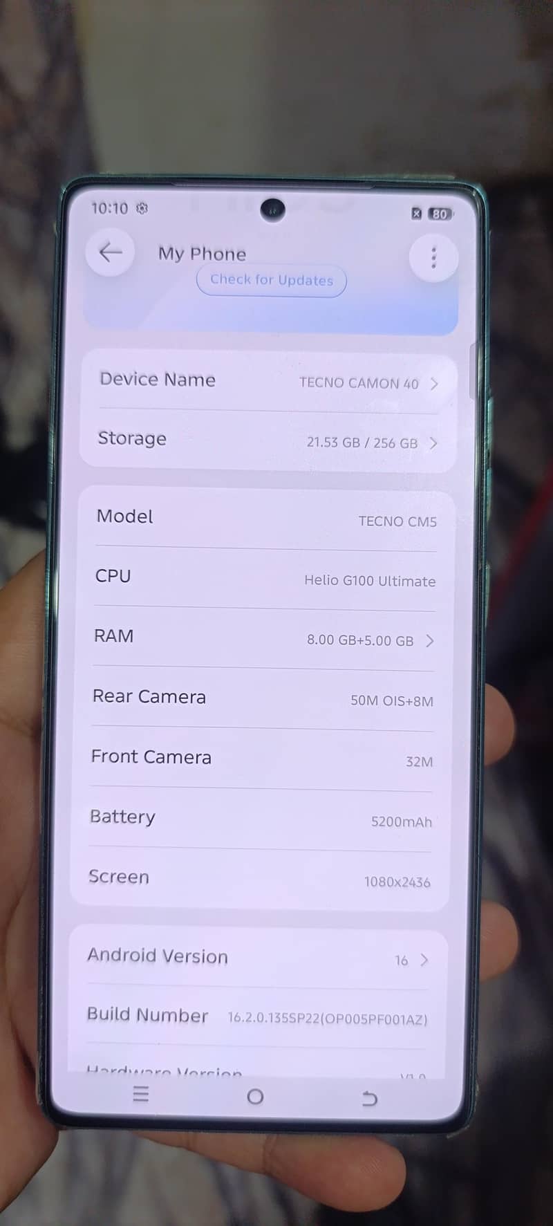 Tecno CAMON 40 0