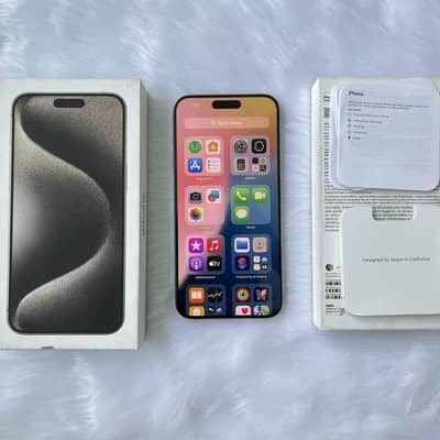 Apple iPhone 15 Pro Max Pta Approved physical+e. sim