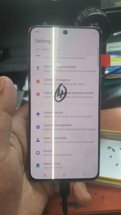 Vivo V50lite 5g official PTA phone 12/256
