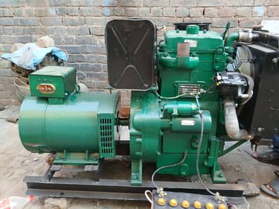 2 cylinder Diesel Generator 14KVa slightly used  ChIna