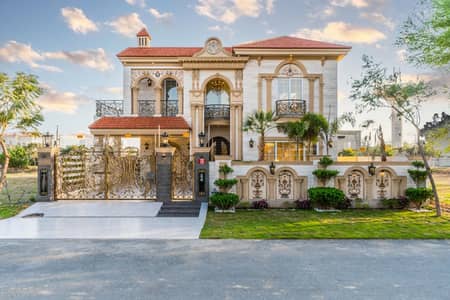 Facing Park 1 Kanal Luxury Spanish House is For Sale in Phase 7