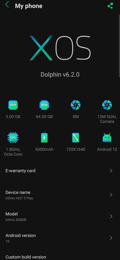 Infinix Hot 9 Play