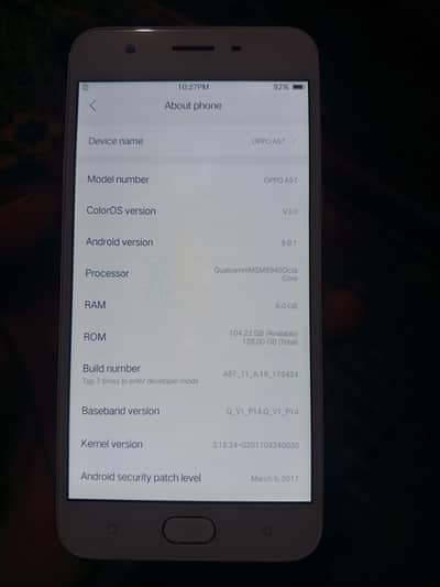 OPPO A57