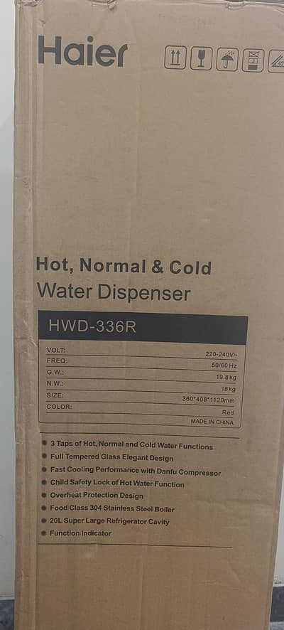 haier water dispenser