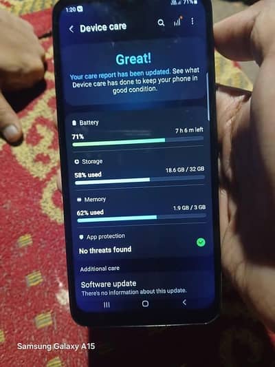 Samsung Mobile A20