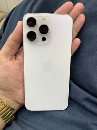15 Pro Max Official Pta Approved 256 Gb white titanium