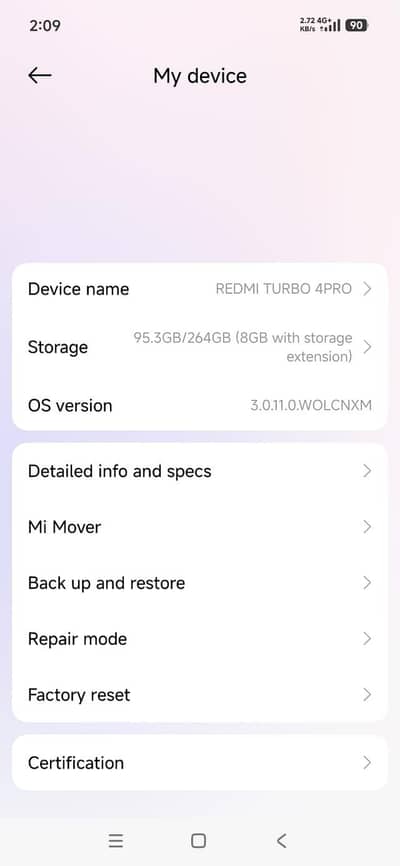 Xiaomi Redmi Turbo 4 pro