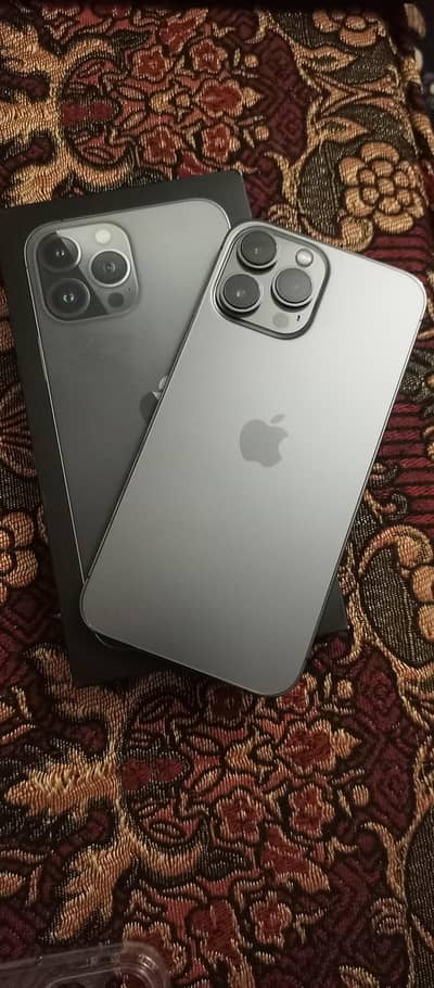 iPhone 13 Pro Max with original box and cable