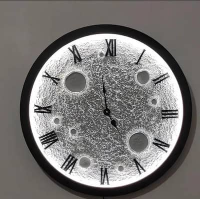 moon wall clock