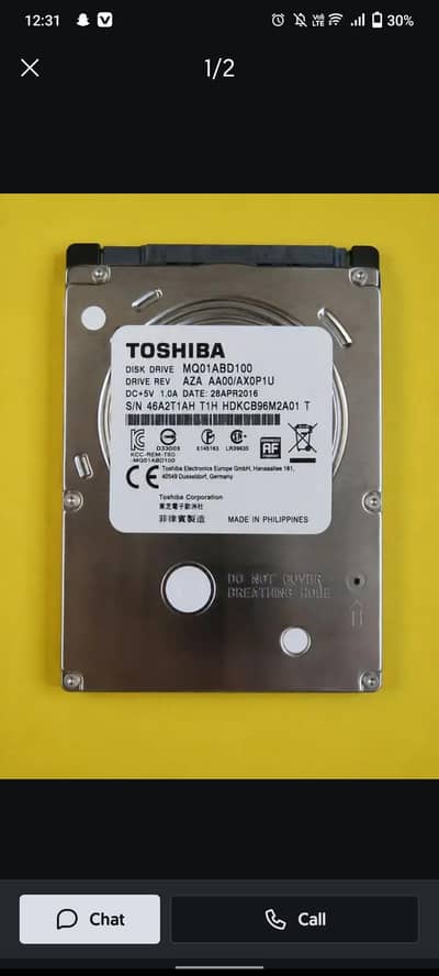1 TB laptop hard urgent for sale