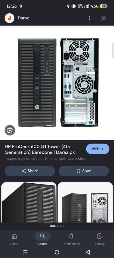 HP 600G1 128 ssd 16gb ram 2 Gb graphic card