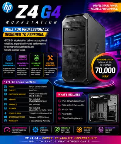 hp g4 z4 xeon w2133