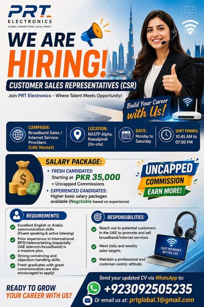 Customer Sales Representatives