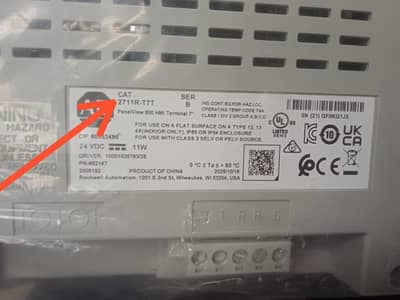 Allen Bradley new HMI Kenyce used barcode reader with cable