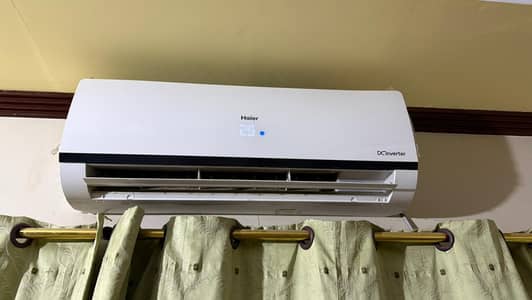 haier 1.5 ton 8 years warranty baki hai