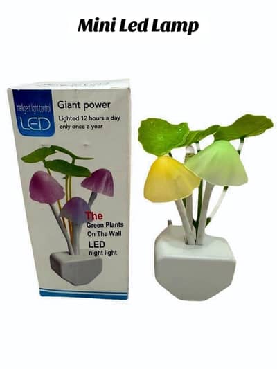 Led Mushroom Night Light